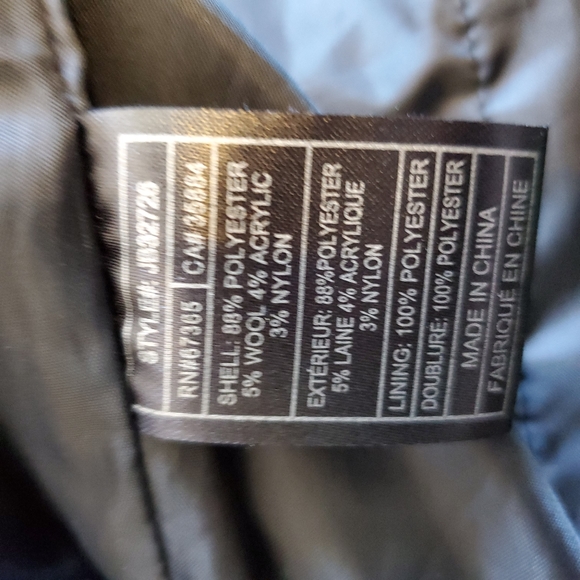 Striped Pea Coat - Picture 2 of 7